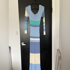 Long Crohchet Maxi Dress